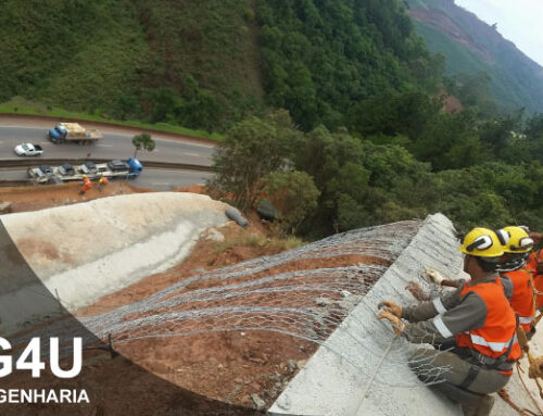 Estabilização de encosta rochosa na Rodovia Fernão Dias – MG